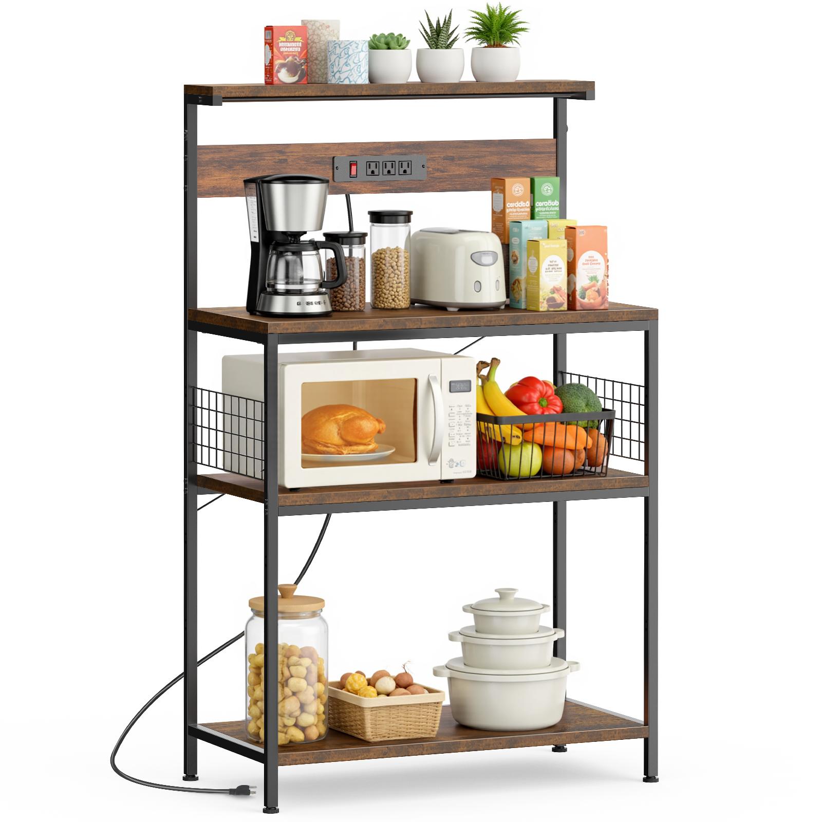 Kitchen Appliances Outlet - Estante de Cocina de 4 Niveles