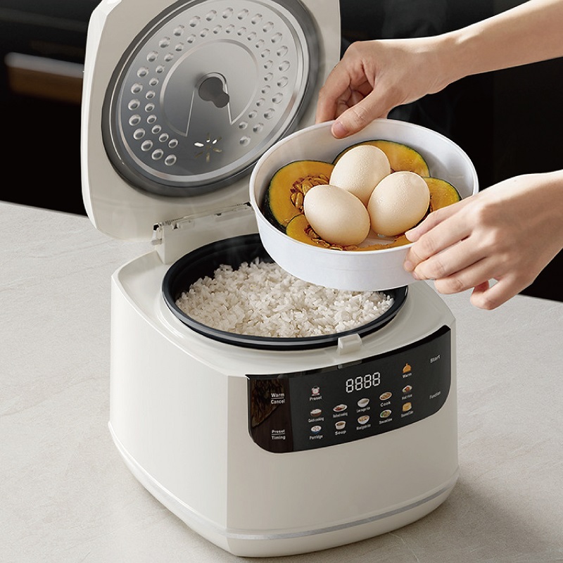 Rice Cooker 10 Cup - Olla arrocera inteligente de 2L, multicocina