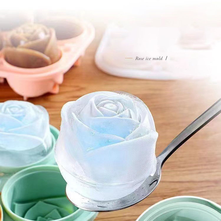 Moldes de hielo de rosas 3D, b - Kitchen Appliances And Utensils reseña y precio