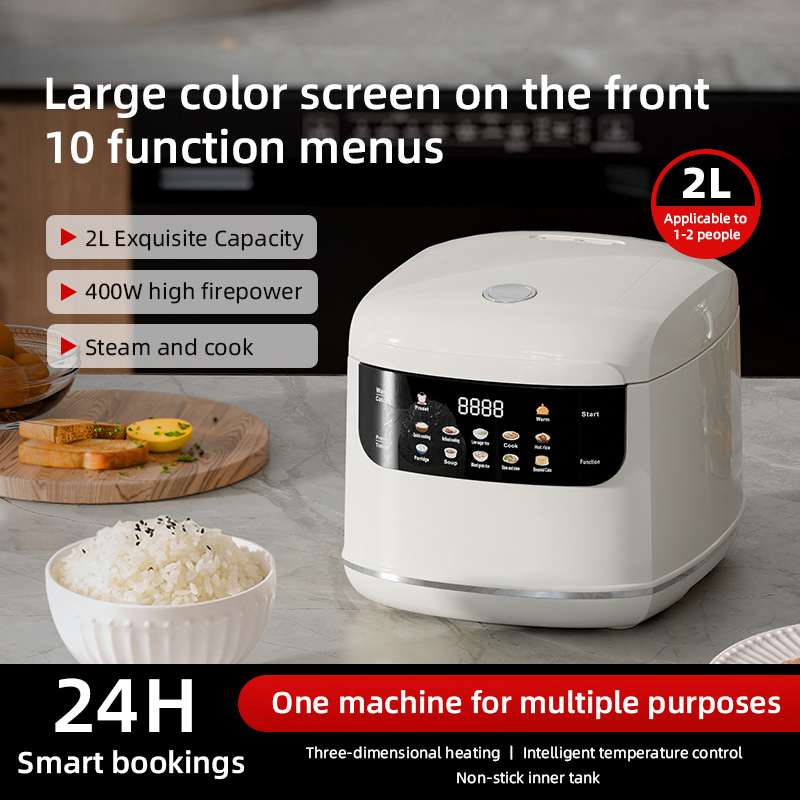 Olla arrocera inteligente de 2 - Rice Cooker 10 Cup reseña y precio